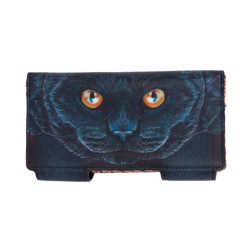 Guardian Cat Embossed Purse 18.5cm: 2 - Purses By Lisa Parker