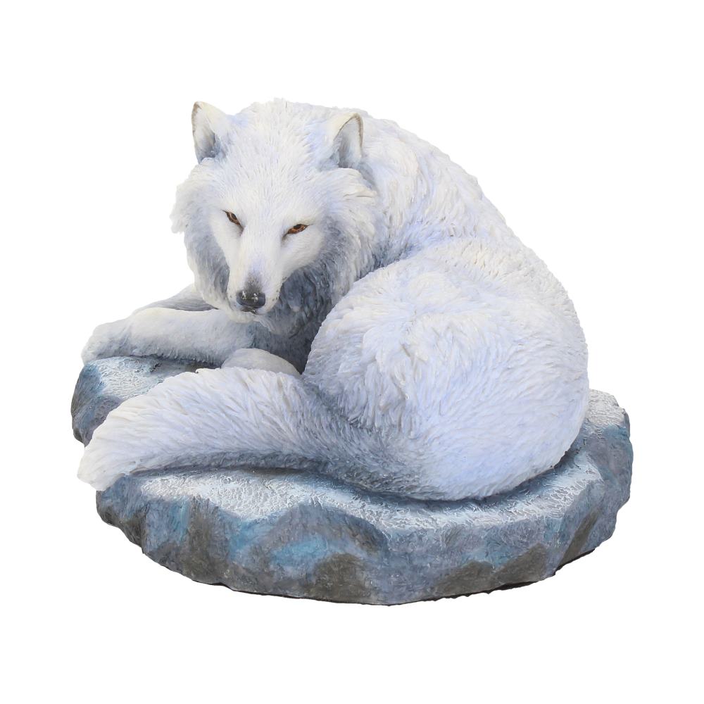 Guardian of the North Wolf Figurine by Lisa Parker Snowy Wolf Ornament: 3 - Figurines Medium (15-29cm) By Lisa Parker