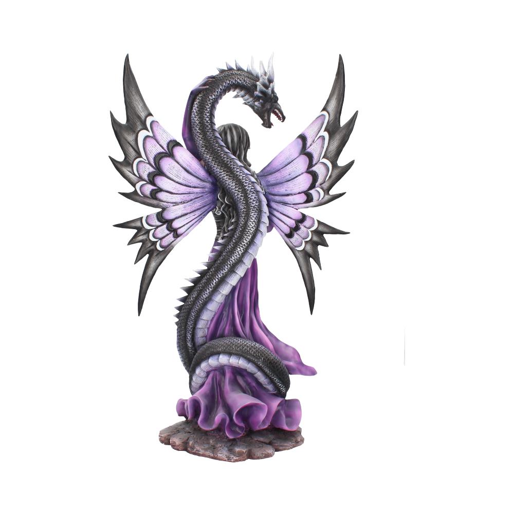 Guardians Embrace Large Dark Fairy Dragon Ornament: 5 Figurines Extra Large (Over 50cm) By Gift Moments