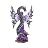 Guardians Embrace Large Dark Fairy Dragon Ornament: 5 Figurines Extra Large (Over 50cm) By Gift Moments