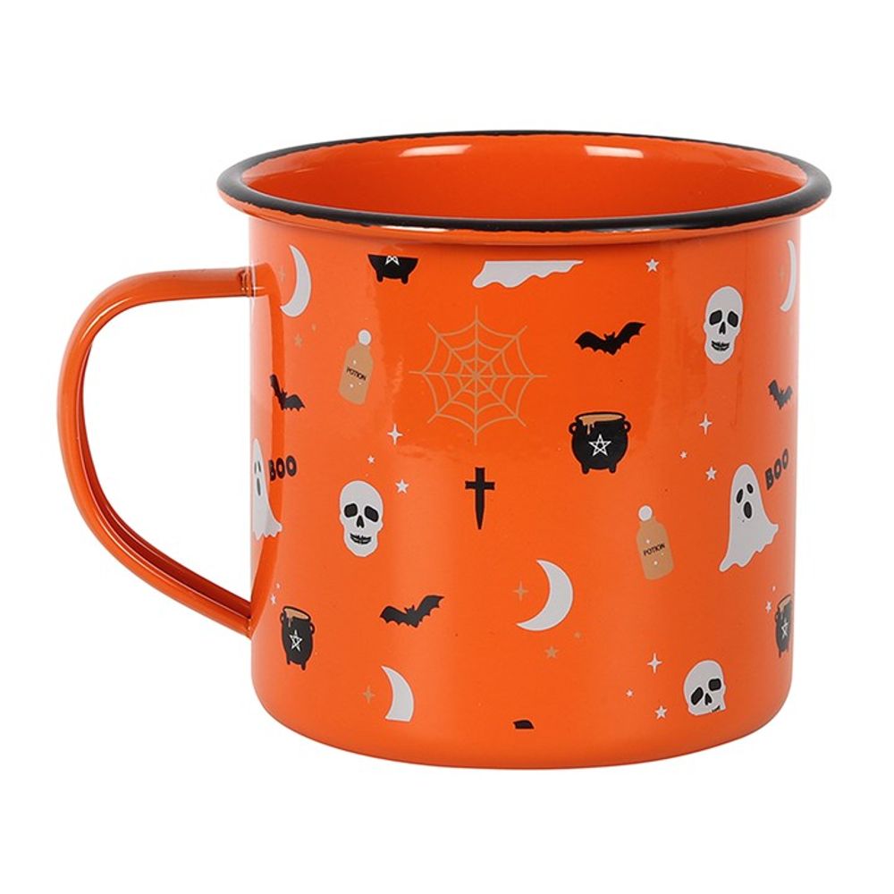 Halloween Fun Enamel Mug: 1 - Mugs By Gift Moments