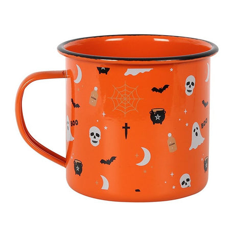 Halloween Fun Enamel Mug: 1 - Mugs By Gift Moments