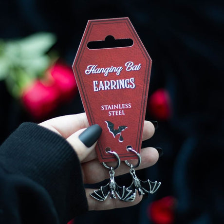 Hanging Bat Earrings: 1 - Jewellery By Gift Moments