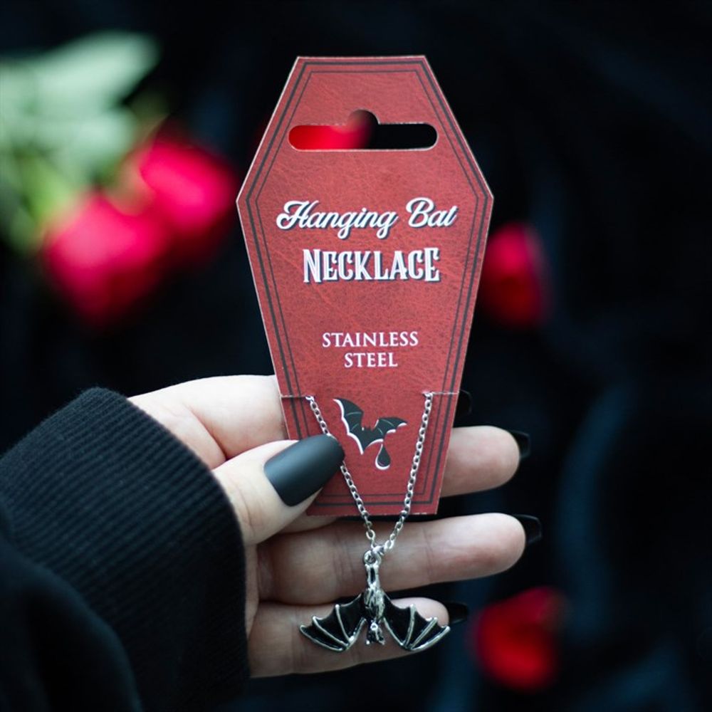 Hanging Bat Pendant Necklace: 1 - Necklaces By Gift Moments