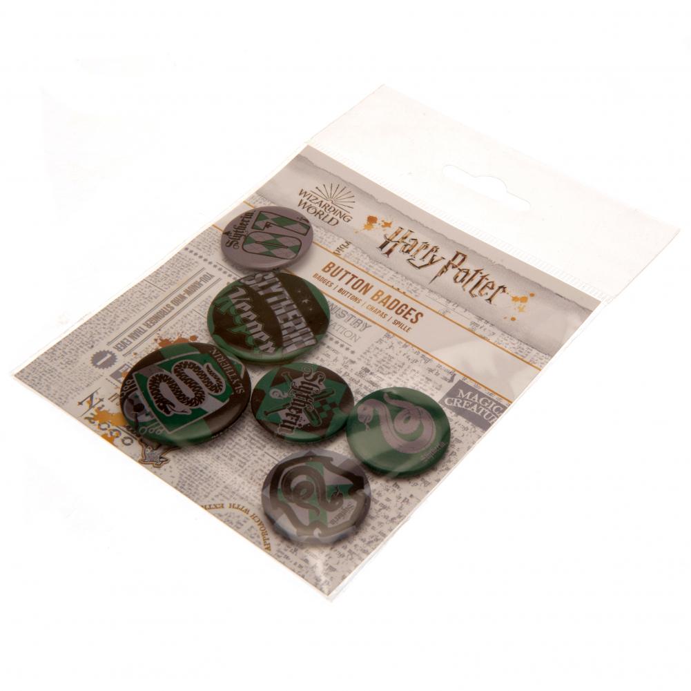 Harry Potter Button Badge Set Slytherin: 3 - Badges By Harry Potter