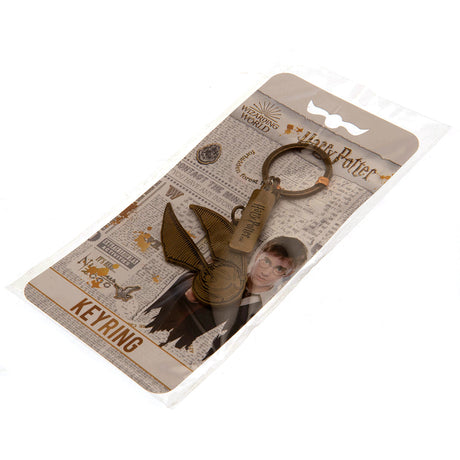 Harry Potter Charm Keyring Golden Snitch: 3 - Keyrings By Harry Potter