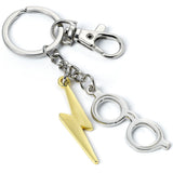 Harry Potter Charm Keyring Lightning Bolt & Glasses: 1 - Keyrings By Harry Potter