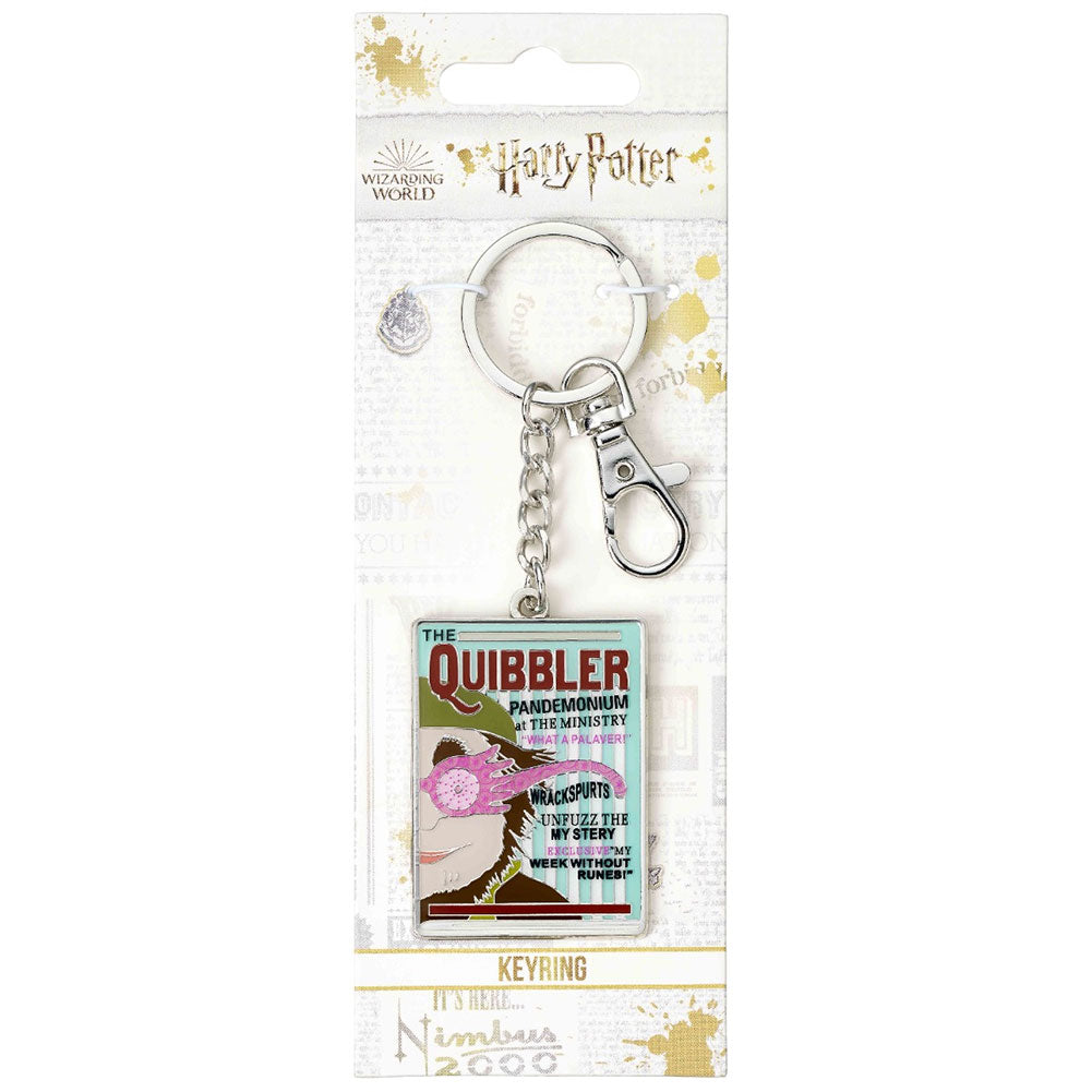 Harry Potter Charm Keyring Quibbler: 2 Keyrings By Harry Potter