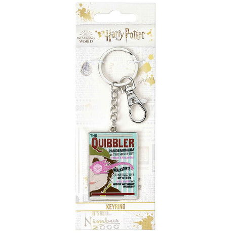 Harry Potter Charm Keyring Quibbler: 2 Keyrings By Harry Potter