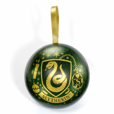 Harry Potter Christmas Gift Bauble Slytherin: 2 Christmas Baubles By Harry Potter