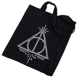 Harry Potter Deathly Hallows Canvas Tote Bag: 3 - Bags By Harry Potter