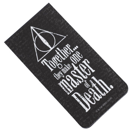 Harry Potter Deathly Hallows Magnetic Bookmark: 4 Bookmarks By Harry Potter