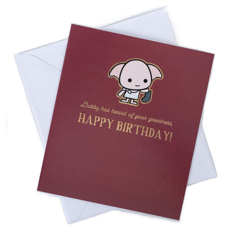 Harry Potter Dobby Birthday Card: 1 - Greeting Cards By Harry Potter