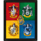 Harry Potter Crests Framed 3D Picture - Shop Wall Art At Gift Moments - 1