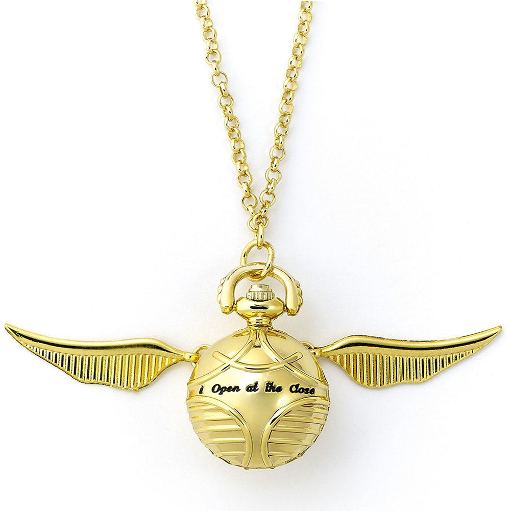 Harry Potter Gold Plated Golden Snitch Watch Necklace - Shop Watches At Gift Moments - 3