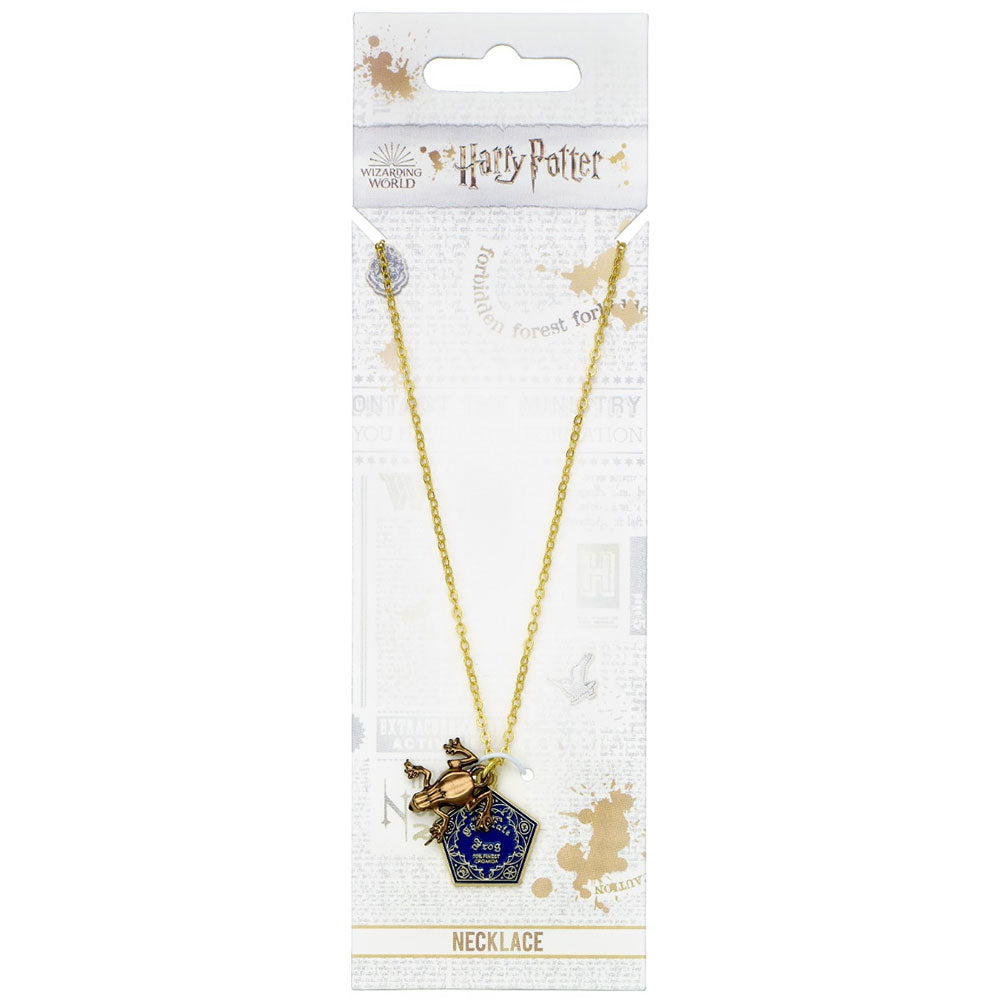 Harry Potter Gold Plated Necklace Chocolate Frog: 4 - Jewellery By Harry Potter
