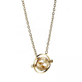 Harry Potter Gold Plated Spinning Time Turner Necklace: 2 Jewellery By Harry Potter