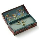 Harry Potter Golden Snitch Necklace & Earrings Gift Box: 1 Jewellery By Harry Potter