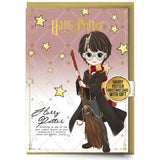 Harry Potter Greetings Card with Badge: 1 - Greeting Cards By Harry Potter