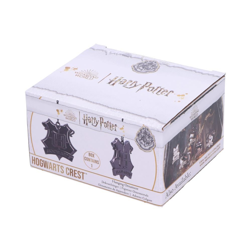 Harry Potter Hogwarts Crest Silver Hanging Ornament: 8 - Decorations By Harry Potter