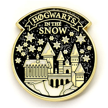 Harry Potter Hogwarts Winter Greetings Card with Badge: 2 - Greeting Cards By Harry Potter