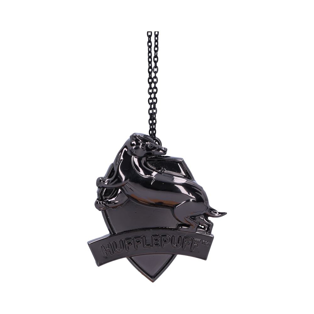 Harry Potter Hufflepuff Crest Silver Hanging Ornament: 2 - Decorations By Harry Potter
