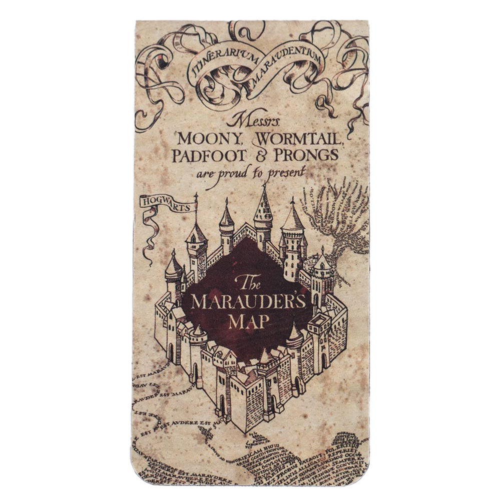 Harry Potter Marauders Map Magnetic Bookmark: 3 Bookmarks By Harry Potter