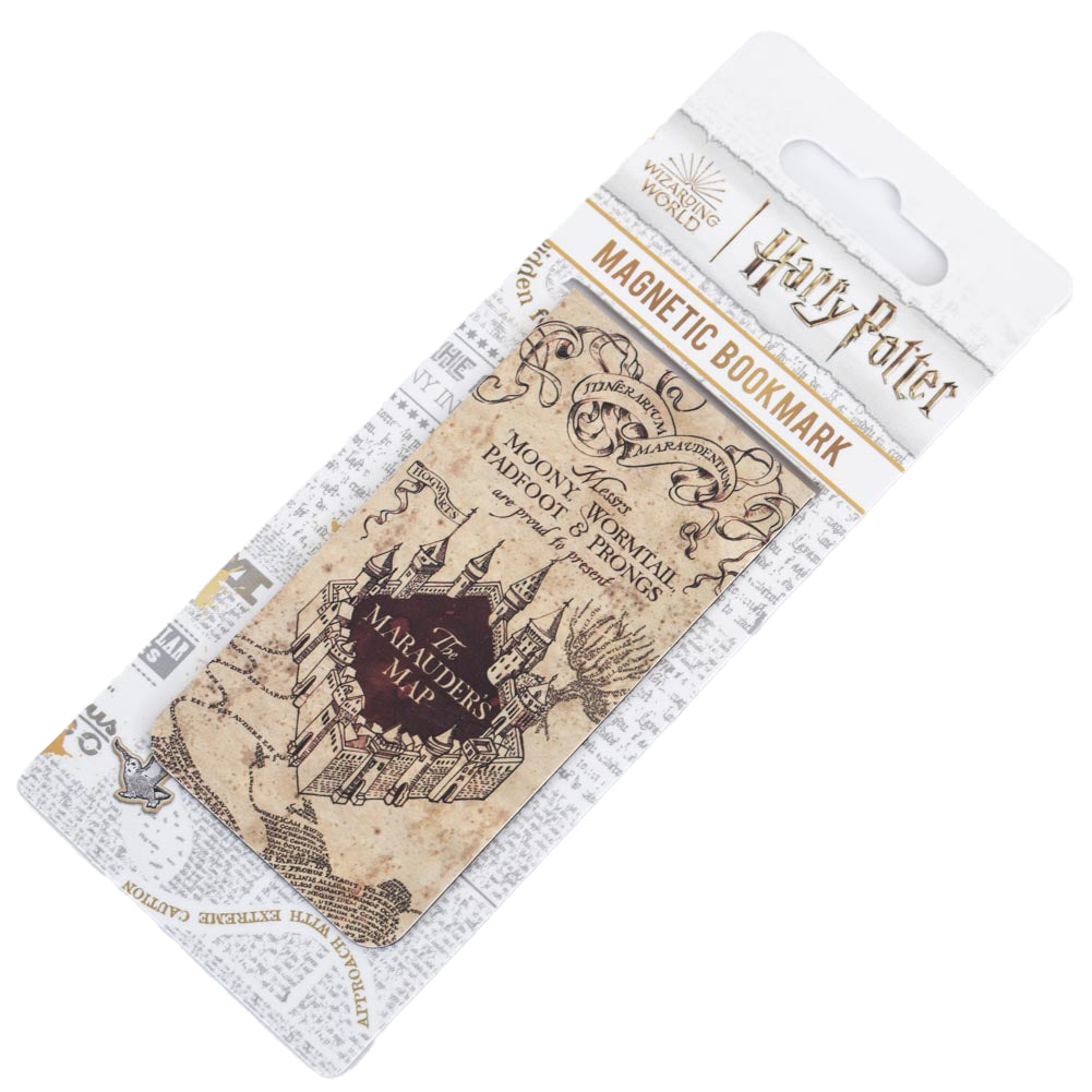 Harry Potter Marauders Map Magnetic Bookmark: 5 - Bookmarks By Harry Potter