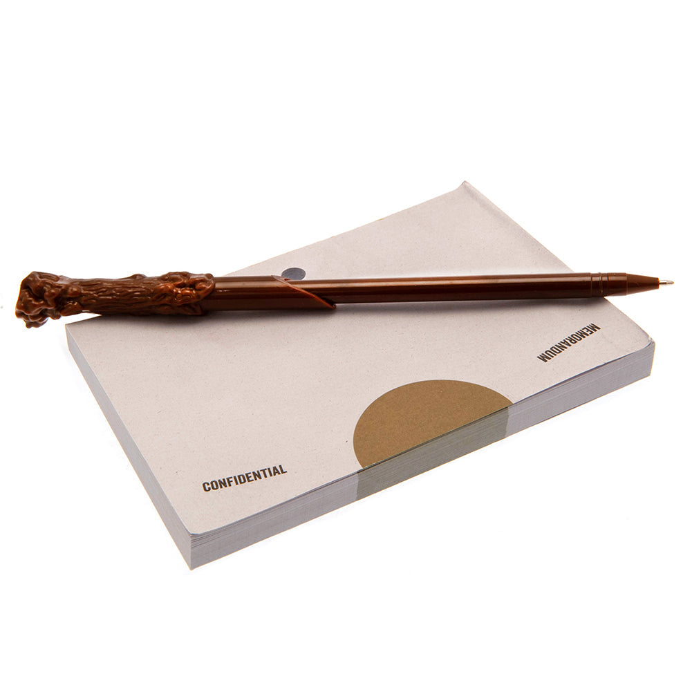 Harry Potter Memo Pad & Pen Set - Shop Pencil Cases & Sets At Gift Moments - 1