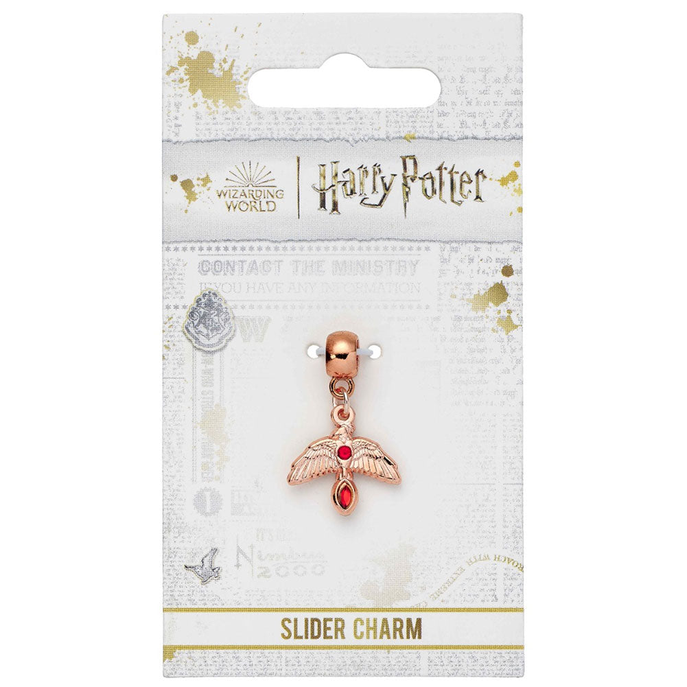 Harry Potter Rose Gold Plated Fawkes Charm: 2 - Jewellery By Harry Potter