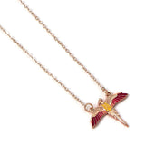 Harry Potter Rose Gold Plated Fawkes Necklace - Shop Jewellery At Gift Moments - 2