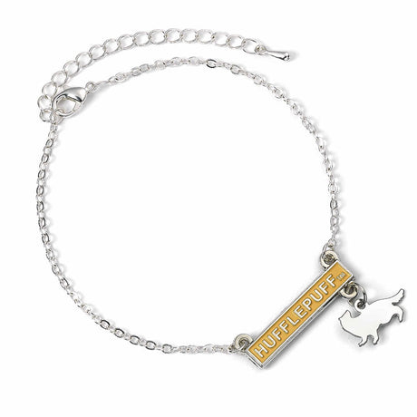 Harry Potter Silver Plated Bar Bracelet Hufflepuff: 1 - Jewellery By Harry Potter