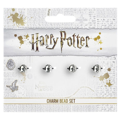Harry Potter Silver Plated Spell Bead Charm Set: 6 Jewellery By Harry Potter