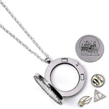 Harry Potter Silver Plated Charm Locket Necklace - Shop Jewellery At Gift Moments - 3