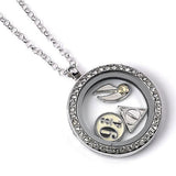 Harry Potter Silver Plated Charm Locket Necklace - Shop Jewellery At Gift Moments - 1