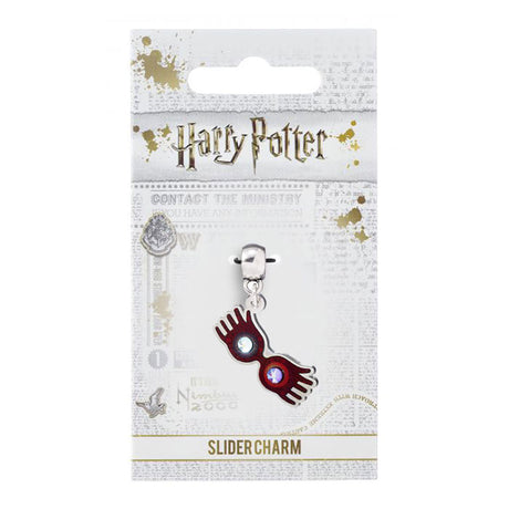 Harry Potter Silver Plated Luna Lovegood Glasses Charm: 2 - Jewellery By Harry Potter
