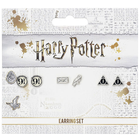 Harry Potter Silver Plated Earring Set CL: 5 Jewellery By Harry Potter