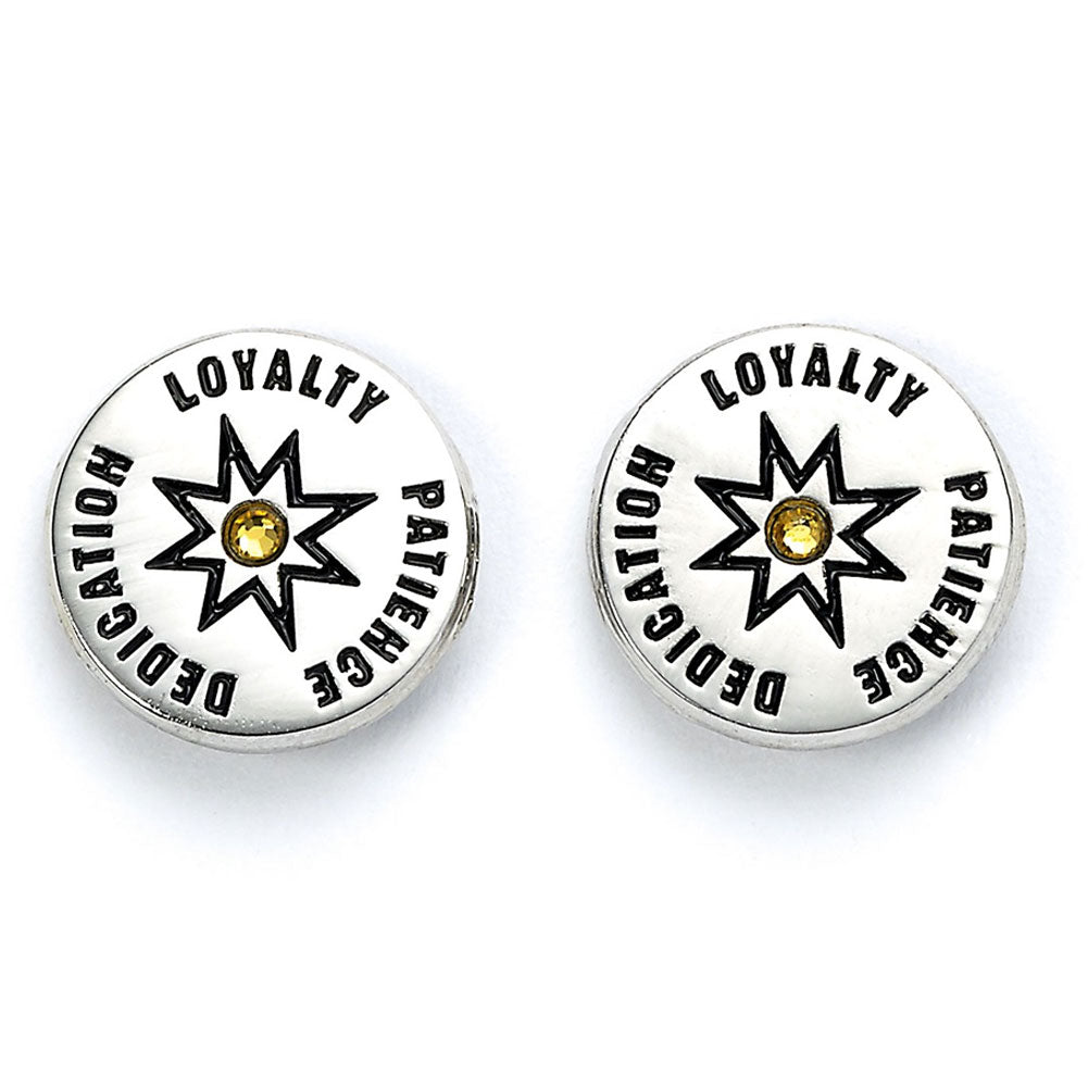 Harry Potter Silver Plated Earring Set Hufflepuff: 4 - Jewellery By Harry Potter