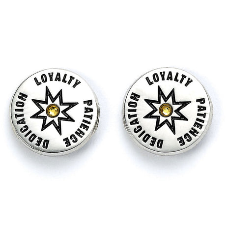 Harry Potter Silver Plated Earring Set Hufflepuff: 4 - Jewellery By Harry Potter