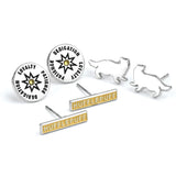 Harry Potter Silver Plated Earring Set Hufflepuff: 1 - Jewellery By Harry Potter