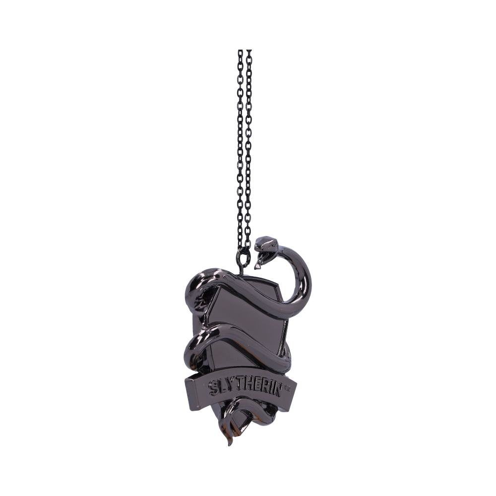Harry Potter Slytherin Crest Silver Hanging Ornament: 5 - Decorations By Harry Potter