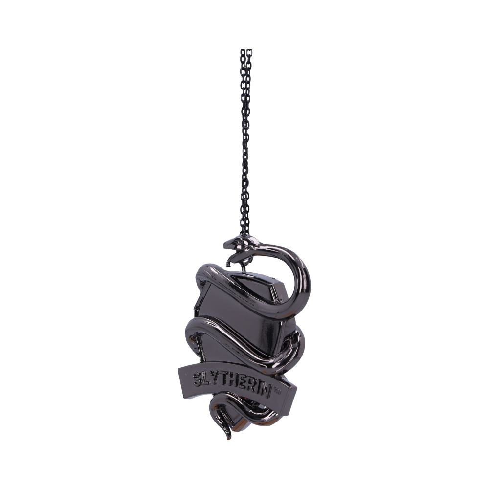 Harry Potter Slytherin Crest Silver Hanging Ornament: 3 - Decorations By Harry Potter
