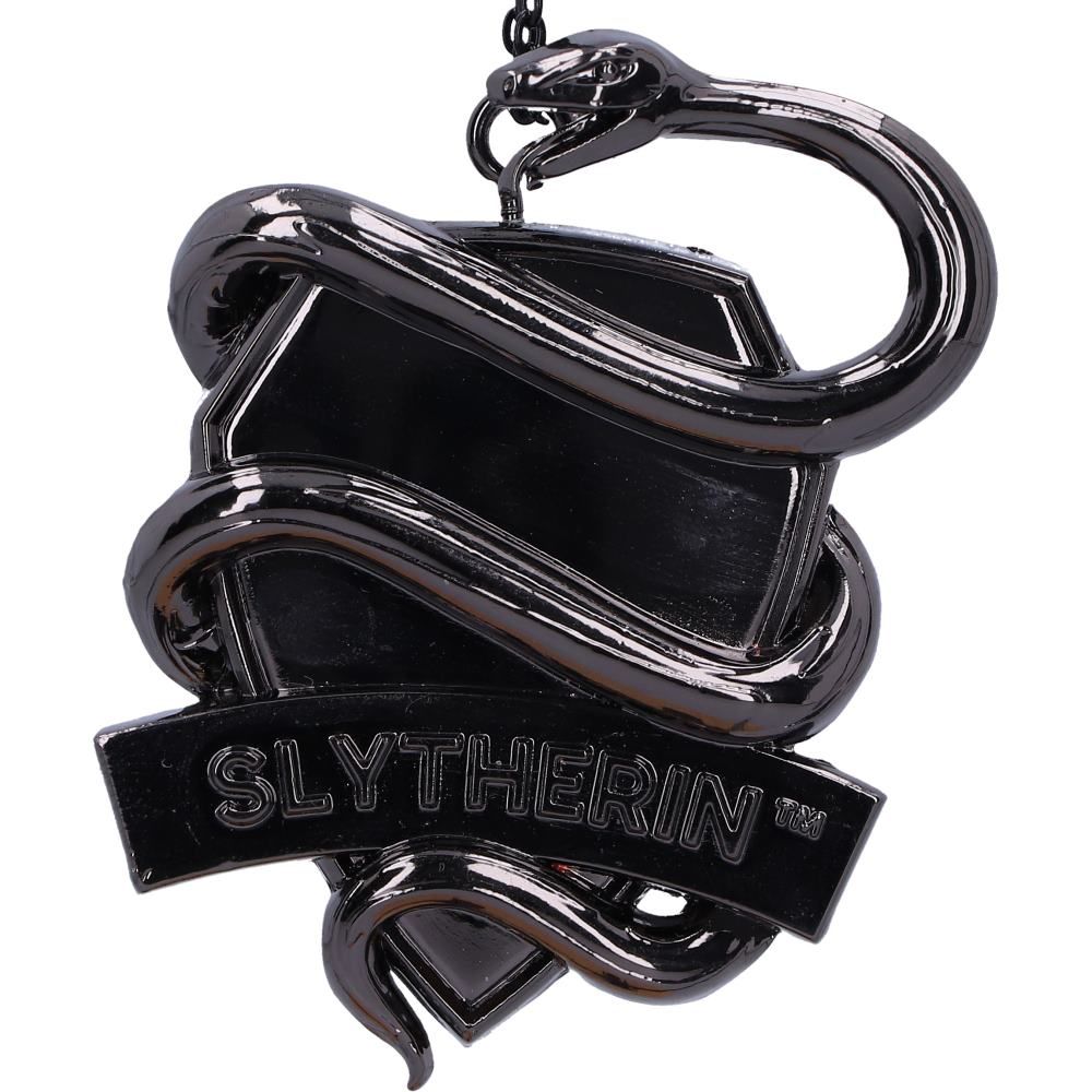 Harry Potter Slytherin Crest Silver Hanging Ornament: 6 - Decorations By Harry Potter