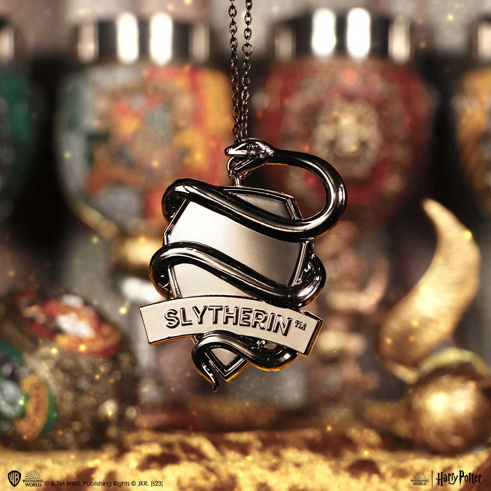 Harry Potter Slytherin Crest Silver Hanging Ornament: 1 - Decorations By Harry Potter
