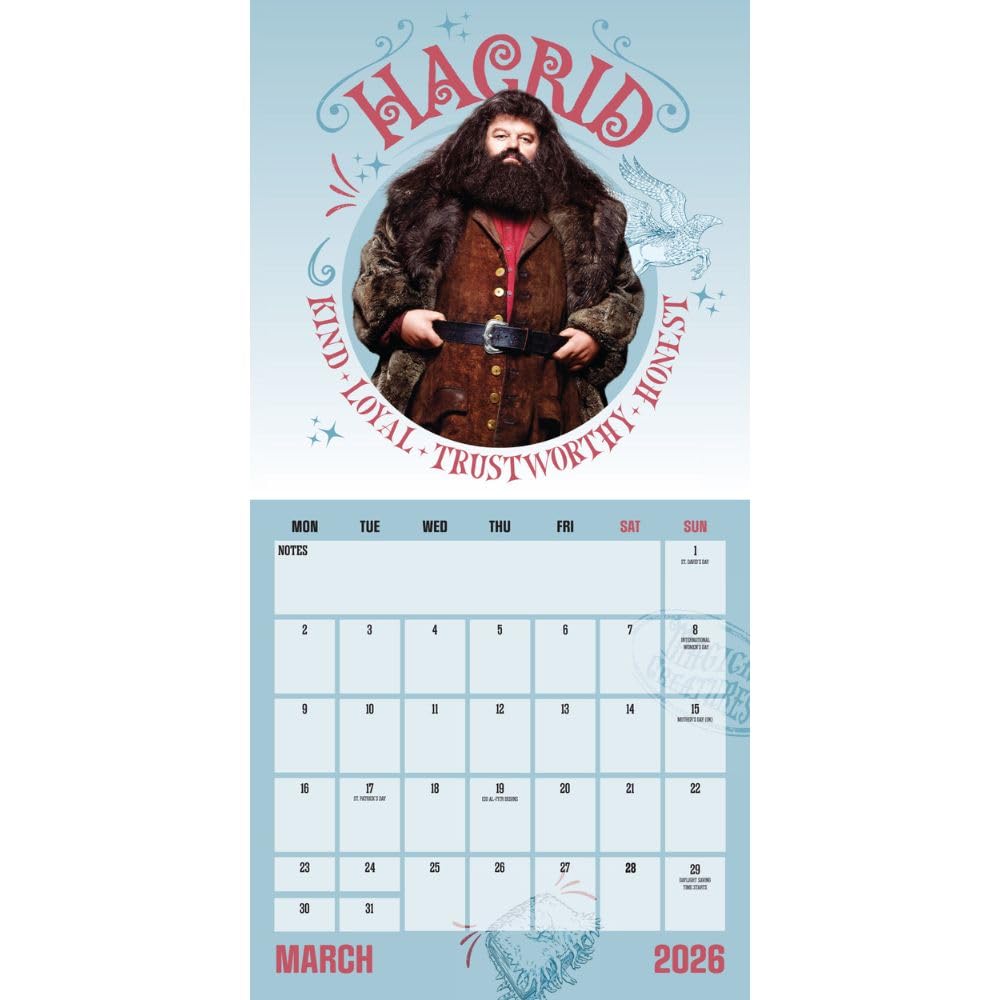 Harry Potter Square Calendar 2026: 2 - Calendars By Harry Potter