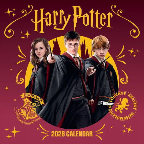 Harry Potter Square Calendar 2026: 1 - Calendars By Harry Potter