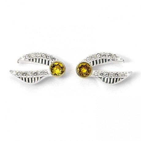 Harry Potter Sterling Silver Crystal Earrings Golden Snitch: 2 Jewellery By Harry Potter
