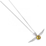 Harry Potter Sterling Silver Crystal Necklace Golden Snitch: 2 Jewellery By Harry Potter
