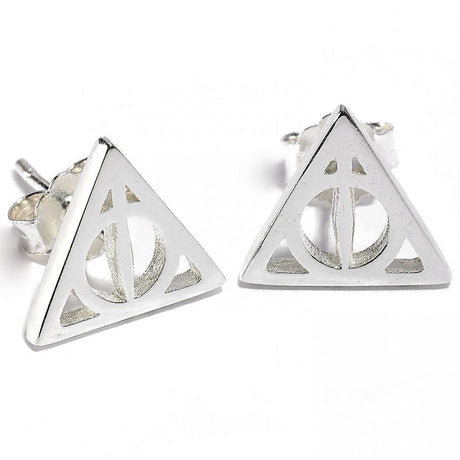 Harry Potter Sterling Silver Earrings Deathly Hallows: 1 Jewellery By Harry Potter