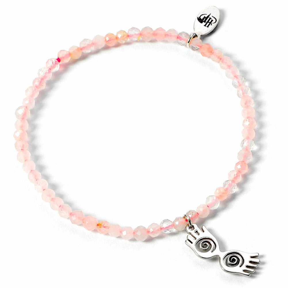 Harry Potter Stone Bracelet With Sterling Silver Charm Luna Glasses: 1 - Bracelets By Harry Potter